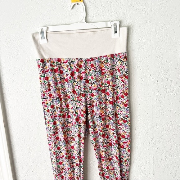 Cath Kidston Pajama Pants Women's Medium Ditsy Floral Jogger Style Jersey Knit - Picture 2 of 7